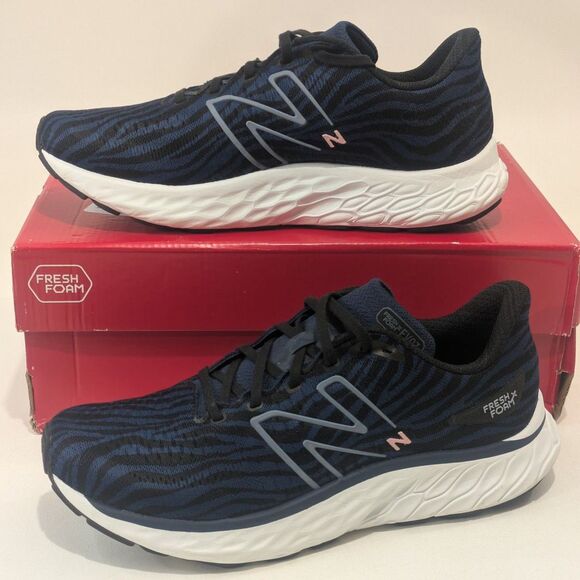 New Balance Fresh Foam EVOZ v3 Women’s Running Shoes Navy Zebra 11 B